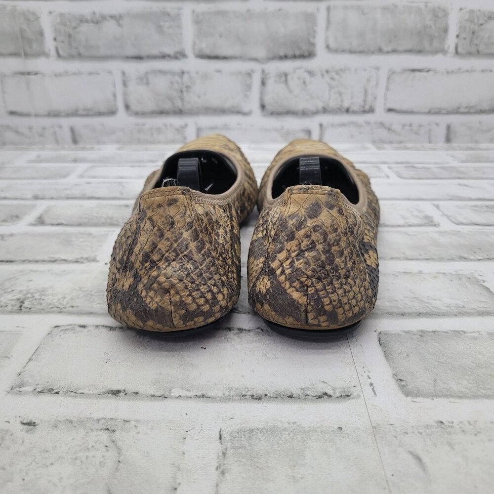 Rare Stuart Weitzman St. Barth Python Snake Flats… - image 6